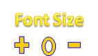 font sizer not found